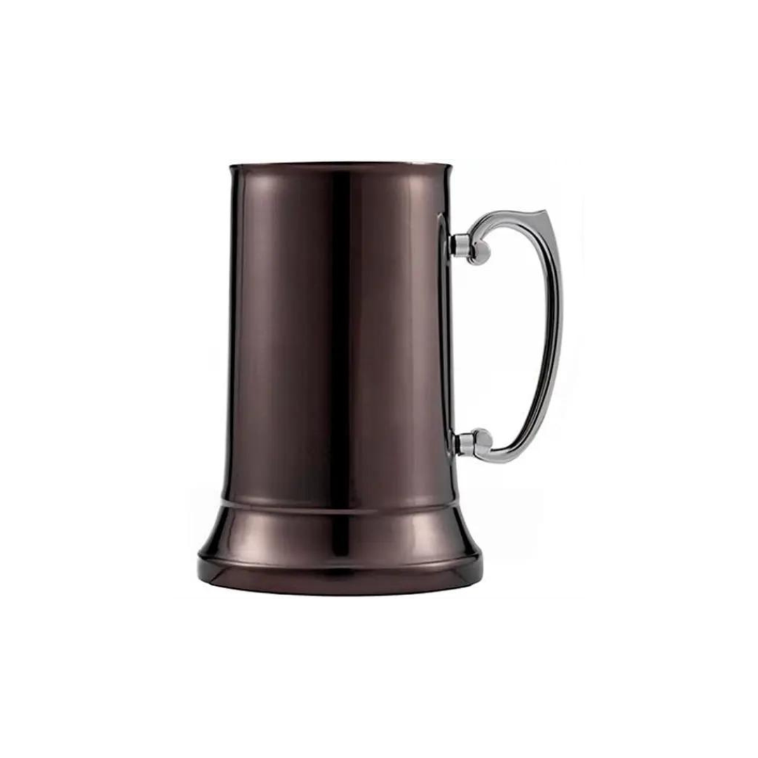 1pc Stainless Steel Insulated Coffee Mug With Handle, Double Wall
