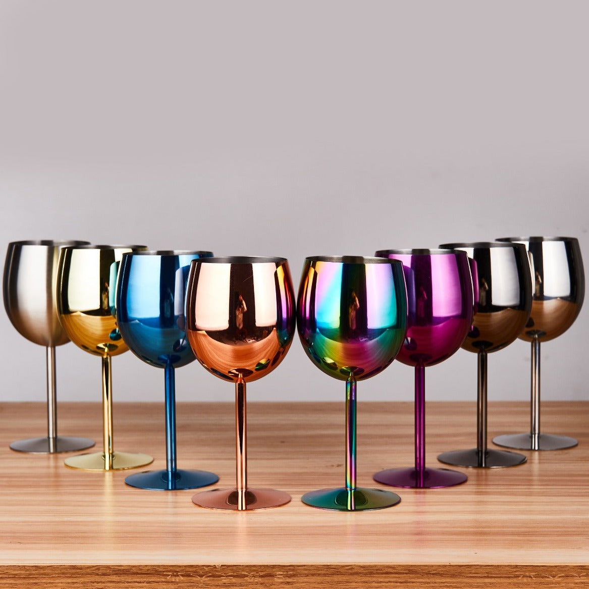 304 Stainless Steel Champagne Flutes Glasses | 304 Stainless Steel Wine  Glasses Cup - Glass - Aliexpress